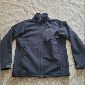 Columbia Men’s Ascender Softshell Jacket, Navy, M